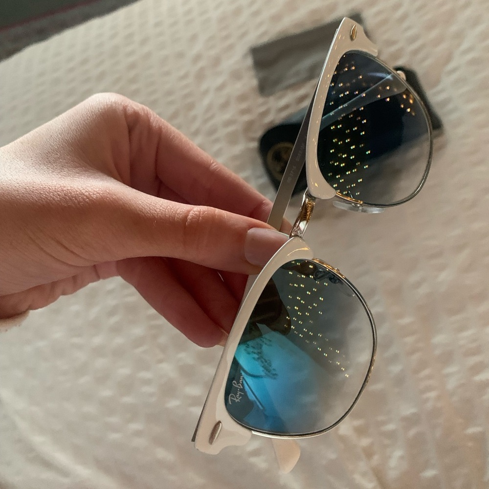 Rayban White Clubmasters